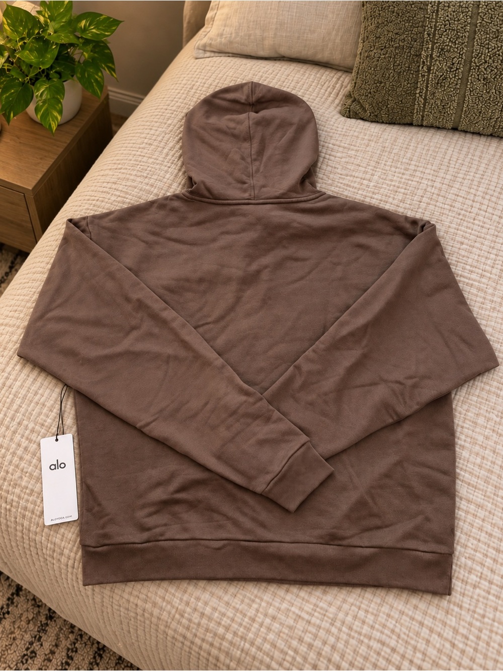 Alo Accolade Hoodie Sweatshirt – Espresso - Picture 2 of 2